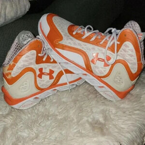 Under Armour Orange and White Men's Shoes
